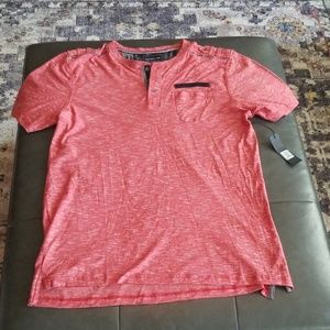 Paper denim & cloth Red Henley Heather Red T-shirt